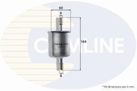 COMLINE EFF010 - FILTRO COMBUSTIBLE COMLINE - SUST.  EFF025