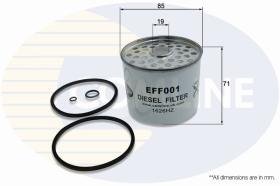 COMLINE EFF001 - FILTRO COMBUSTIBLE COMLINE