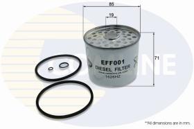 COMLINE EFF001 - FILTRO COMBUSTIBLE COMLINE