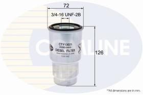 COMLINE CTY13021 - FILTRO COMBUSTIBLE COMLINE