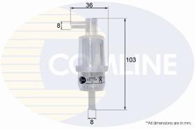 COMLINE EFF043 - FILTRO COMBUSTIBLE COMLINE