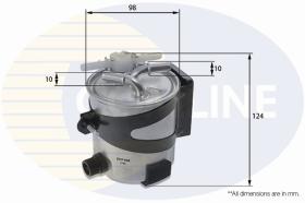 COMLINE EFF166 - FILTRO COMBUSTIBLE COMLINE