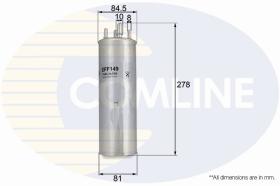 COMLINE EFF149 - FILTRO COMBUSTIBLE COMLINE