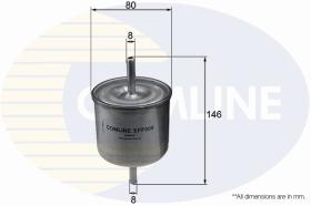 COMLINE EFF009 - FILTRO COMBUSTIBLE COMLINE - SUST.  CMZ13018