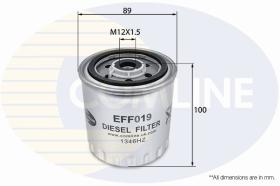 COMLINE EFF019 - FILTRO COMBUSTIBLE COMLINE - SUST.  CDW13004