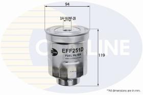 COMLINE EFF251D - FILTRO COMBUSTIBLE COMLINE