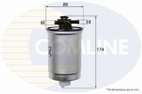 COMLINE EFF089 - FILTRO COMBUSTIBLE COMLINE