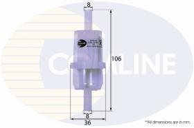 COMLINE EFF100 - FILTRO COMBUSTIBLE COMLINE