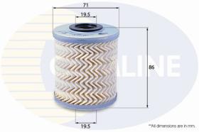 COMLINE EFF211 - FILTRO COMBUSTIBLE COMLINE - SUST.  EFF248D