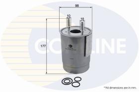 COMLINE EFF317D - FILTRO COMBUSTIBLE COMLINE