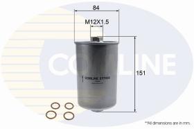 COMLINE EFF059 - FILTRO COMBUSTIBLE COMLINE - SUST.  EFF015