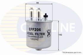 COMLINE EFF206 - FILTRO COMBUSTIBLE COMLINE