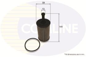 COMLINE EOF088 - OIL FILTER - ELEMENT