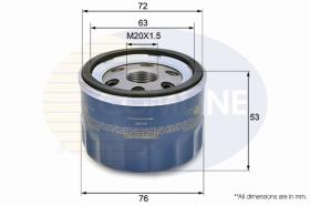 COMLINE EOF176 - FILTRO ACEITE COMLINE