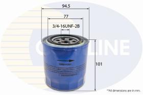 COMLINE CNS11251 - FILTRO ACEITE COMLINE - SUST.  EOF160