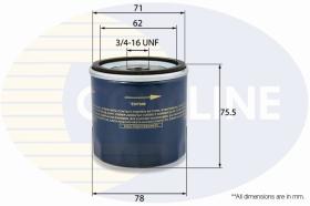 COMLINE EOF049 - FILTRO ACEITE COMLINE