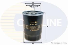 COMLINE CTY11110 - FILTRO ACEITE COMLINE - SUST.  EOF146