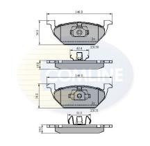 COMLINE CBP0889 - PASTILLAS DE FRENO COMLINE
