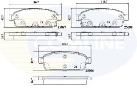 COMLINE CBP32024 - PASTILLAS DE FRENO COMLINE