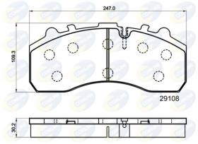 COMLINE CBP9042MK - PASTILLAS DE FRENO COMLINE-CV