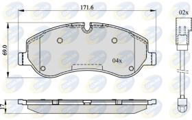 COMLINE CBP22142 - PASTILLAS DE FRENO COMLINE