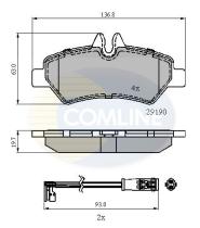 COMLINE CBP21556 - PASTILLAS DE FRENO COMLINE - SUST.  CBP01556