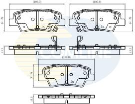 COMLINE CBP32161 - PASTILLAS DE FRENO COMLINE