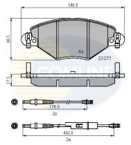 COMLINE CBP21120 - PASTILLAS DE FRENO COMLINE