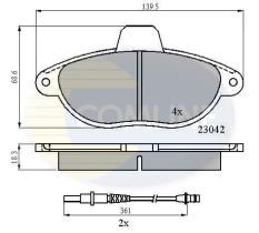 COMLINE CBP2714 - PASTILLAS DE FRENO COMLINE