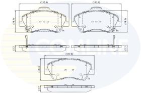 COMLINE CBP32419 - PASTILLAS DE FRENO COMLINE