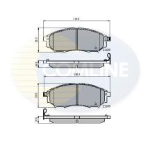 COMLINE CBP31524 - PASTILLAS DE FRENO COMLINE