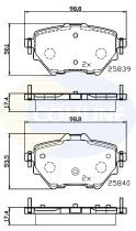 COMLINE CBP32234 - PASTILLAS DE FRENO COMLINE