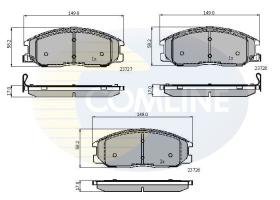 COMLINE CBP3902 - PASTILLAS DE FRENO COMLINE