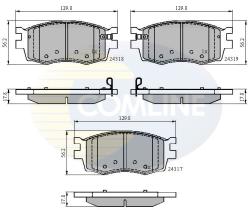 COMLINE CBP31519 - PASTILLAS DE FRENO COMLINE