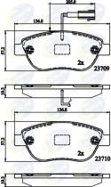 COMLINE CBP12140 - PASTILLAS DE FRENO COMLINE