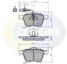 COMLINE CBP1885 - PASTILLAS DE FRENO COMLINE