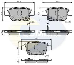 COMLINE CBP31141 - PASTILLAS DE FRENO COMLINE