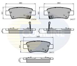 COMLINE CBP31674 - PASTILLAS DE FRENO COMLINE