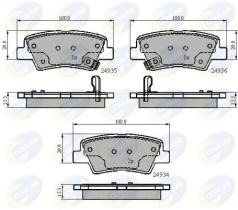 COMLINE CBP32023 - PASTILLAS DE FRENO COMLINE