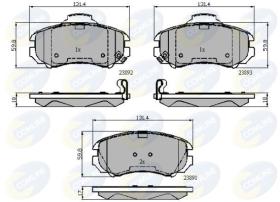 COMLINE CBP31774 - PASTILLAS DE FRENO COMLINE