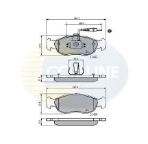 COMLINE CBP1570 - PASTILLAS DE FRENO COMLINE