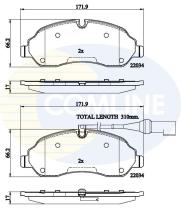 COMLINE CBP22214 - PASTILLAS DE FRENO COMLINE