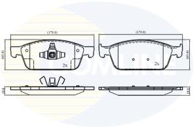 COMLINE CBP02196 - PASTILLAS DE FRENO COMLINE