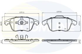 COMLINE CBP01720 - PASTILLAS DE FRENO COMLINE