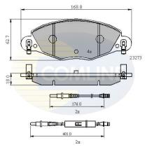 COMLINE CBP21121 - PASTILLAS DE FRENO COMLINE