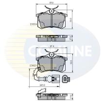 COMLINE CBP2797 - PASTILLAS DE FRENO COMLINE