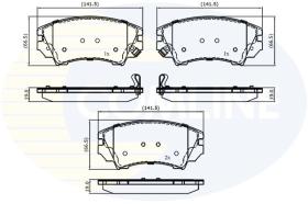 COMLINE CBP31680 - PASTILLAS DE FRENO COMLINE