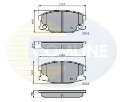 COMLINE CBP01088 - PASTILLAS DE FRENO COMLINE