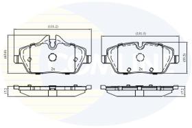 COMLINE CBP02160 - PASTILLAS DE FRENO COMLINE