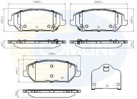 COMLINE CBP32409 - PASTILLAS DE FRENO COMLINE